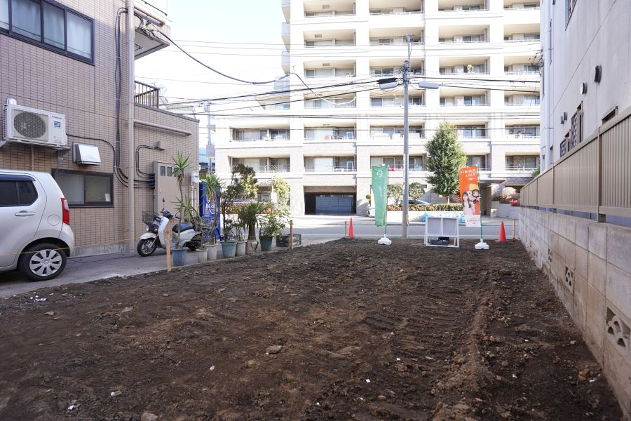 練馬区石神井町七丁目土地 敷地内から接道方向