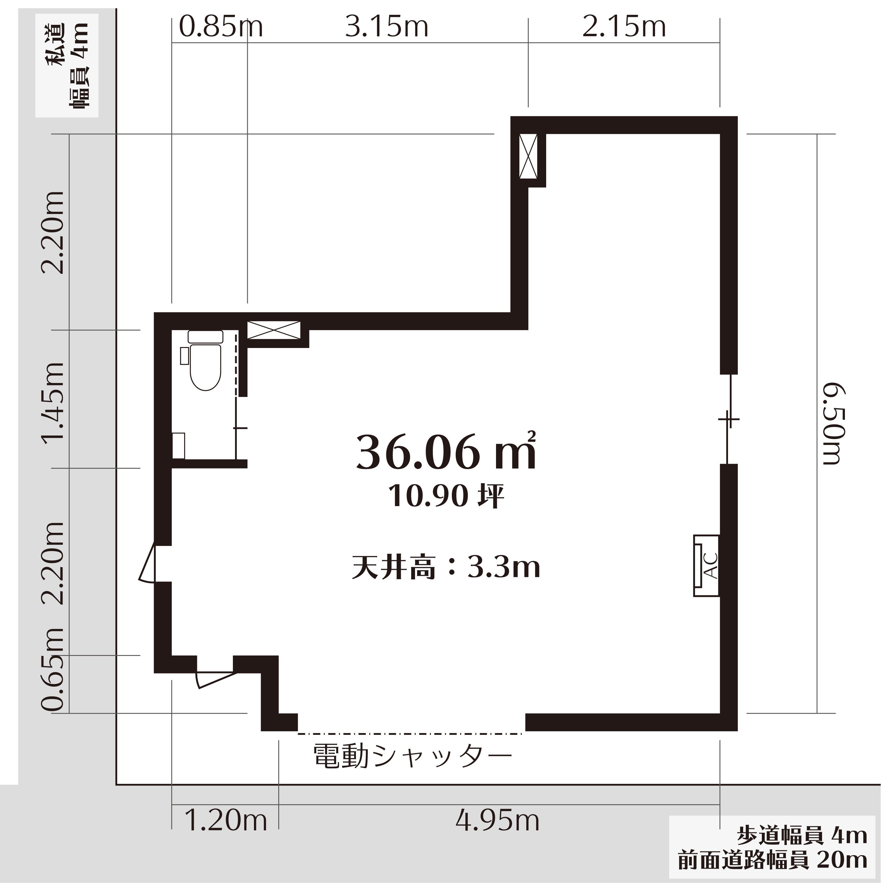 北区王子本町シャルマン ドゥマールの間取図